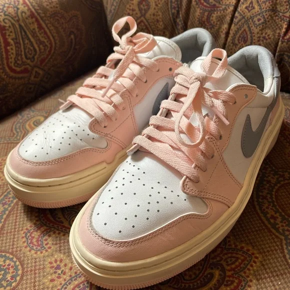 Nike Air Jordan 1 Elevate Low Pink White Womens - Picture 3 of 9
